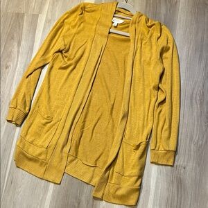 Stitch Fix Market & Spruce Women's Mustard Open Front Cardigan - small